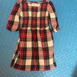 Old Navy Kids Plaid Dress - Red, Black, and White